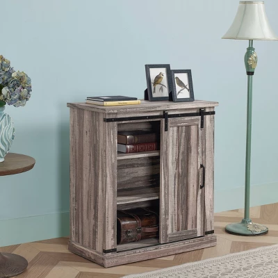 TV Stand For TVs Up To 40" Aged Wood Brown - Home Essentials - Image 2