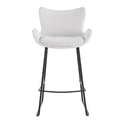 Set Of 2 Tara Contemporary Counter Height Barstools - LumiSource - Image 5