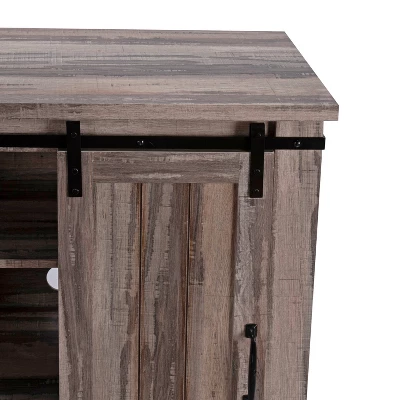 TV Stand For TVs Up To 40" Aged Wood Brown - Home Essentials - Image 4