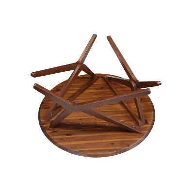 Sydney Adjustable Dining Table Brown - Boraam - Image 2