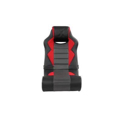 Flash Neo Fiber LED Wired Audio Floor Rocker Gaming Chair Red/Black - X Rocker