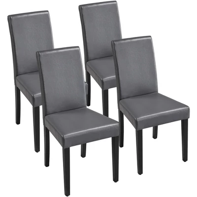 Yaheetech 4pcs High Back Padded Dining Chairs With Wood Legs For Home Restaurants - Image 10