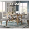 Grant Wood Dining Table Rustic Beige - Finch