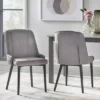 Set Of 2 Welland Dining Chairs Gray - Lifestorey