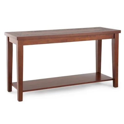 Davenport Sofa Table Medium Cherry - Steve Silver - Image 2