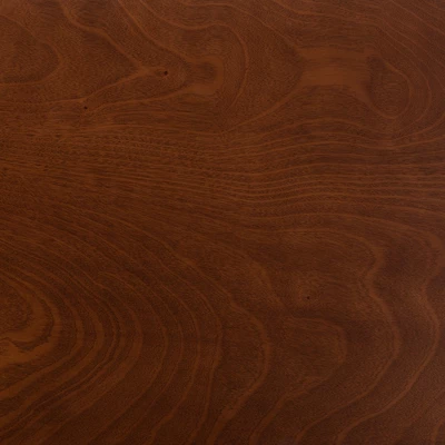 5pc Abilene Walnut Finished Dining Set Gray/Brown - Baxton Studio - Image 2