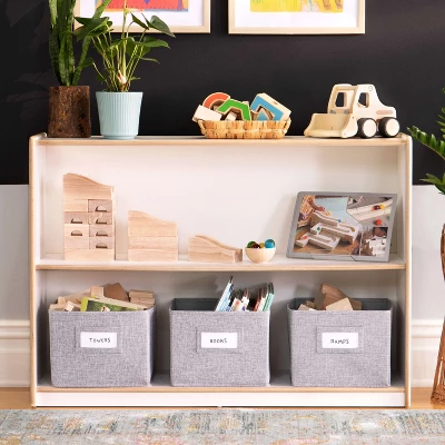 Guidecraft EdQ 2-Shelf Open Storage - 30" - Image 2