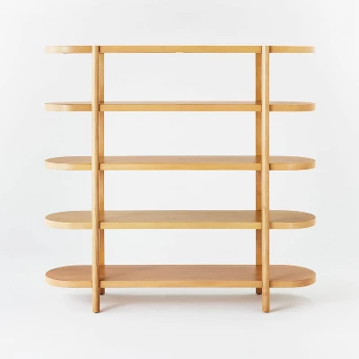 57" Portola Hills 5 Shelf Horizontal Bookcase - Threshold™ Designed With Studio McGee - Image 2
