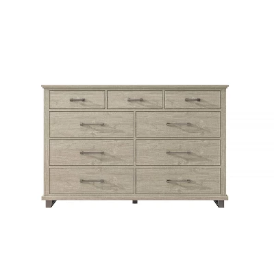 64" Dresser With 9 Drawers Beige - Accent Furniture - Image 2
