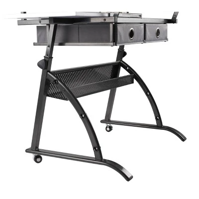 Core Drawing Table And Stool Set Charcoal Black/White - Studio Designs - Image 10