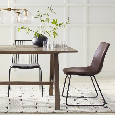 Bowden Faux Leather Dining Chairs - Threshold⢠- Image 5