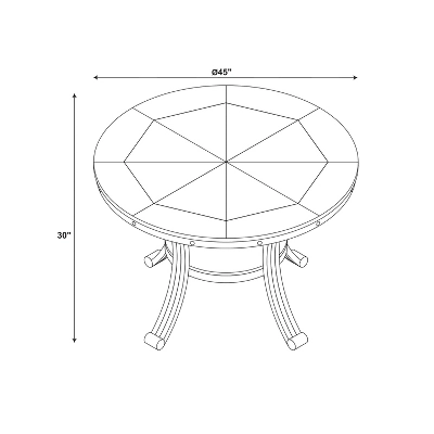 Angelo Dining Table - Powell Company - Image 4