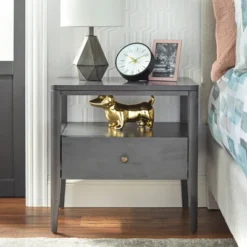 Parc Nightstand Gray - Lifestorey