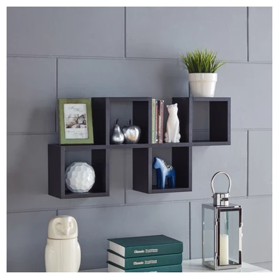 30" X 15.25" Cubby Chessboard Wall Shelf - Danya B. - Image 6