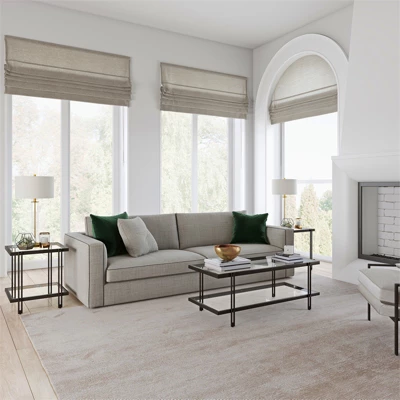 Metal Side Table In Black - Henn&Hart - Image 5