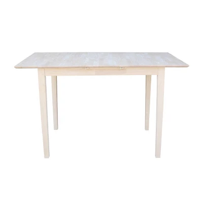 Counter Height Extendable Dining Table With Butterfly And Shaker Styled Legs - International Concepts - Image 5