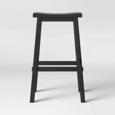 Halifax Farmhouse Wood Barstool - Threshold - Image 6