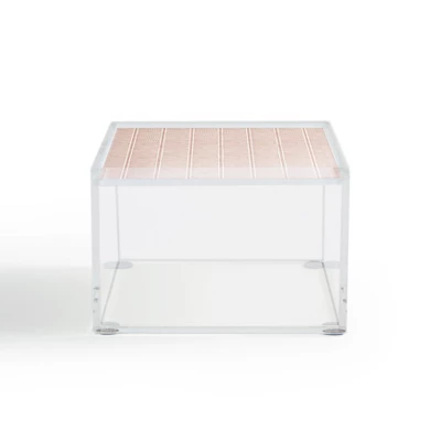 Little Arrow Design Co Organic Chevron In Rose Acrylic Box - Deny Designs - Image 3