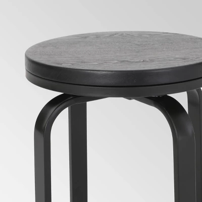 Set Of 2 Skyla Modern Industrial Swivel Counter Height Barstool - Christopher Knight Home - Image 4