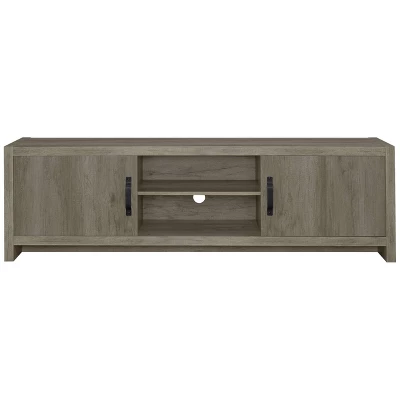 Hays 2 Door TV Stand For TVs Up To 80" Gray Driftwood - Coaster - Image 3