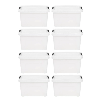 IRIS 8pk Stack And Pull Storage Box Natural - Image 7