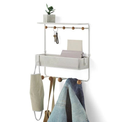 Umbra Antique Shelf With Hooks - Image 4
