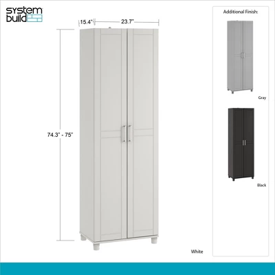 24" Welby Utility Storage Cabinet White - Room & Joy - Image 10