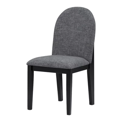 6 PCS Wood Dining Table Set With Faux Marble Veneer Table And Upholstered Chairs-ModernLuxe - Image 12