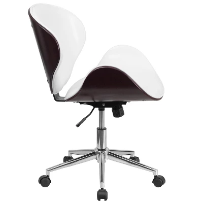 Merrick Lane Office Chair Mid-Back Ergonomic Executive Swivel Office Chair With Tilt-Lock And Tilt Tension Controls - Image 6