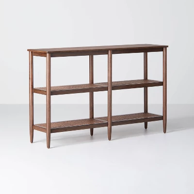 Wood & Cane 3-Shelf Console Bookcase - Hearth & Hand™ With Magnolia - Image 10