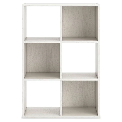 35.43" Aprilyn Six Cube Organizer White - Signature Design By Ashley - Image 2