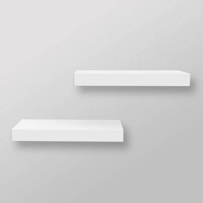 Set Of 2 16" Wood Ledge Wall Shelf - Threshold⢠- Image 5