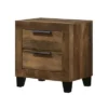 22" Morales Nightstand Rustic Oak Finish - Acme Furniture