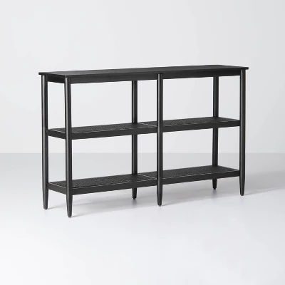 Wood & Cane 3-Shelf Console Bookcase - Hearth & Hand™ With Magnolia - Image 8