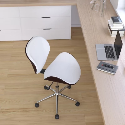 Merrick Lane Office Chair Mid-Back Ergonomic Executive Swivel Office Chair With Tilt-Lock And Tilt Tension Controls - Image 3