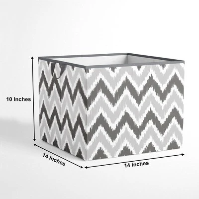 Bacati - MixNMatch Gray Storage Box Large - Image 4