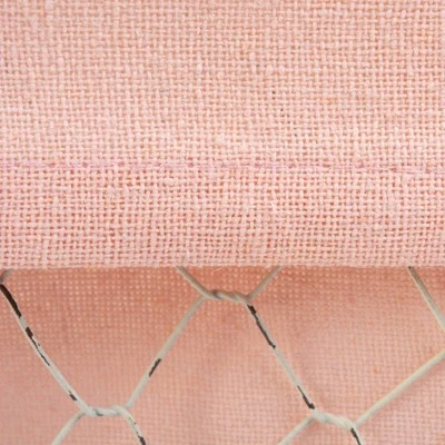 Design Imports Set Of 5 Antique White Chicken Wire Liner Baskets Blush - Image 6