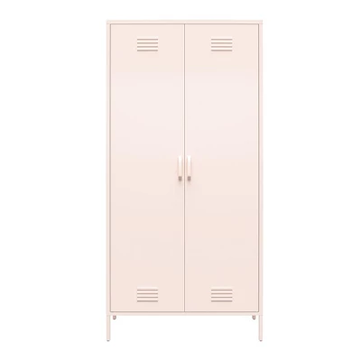 RealRooms Shadwick Tall 2 Door Closed Metal Storage Locker Cabinet - Image 6