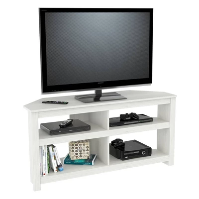 Corner TV Stand For TVs Up To 60" Dark Brown - Inval - Image 5