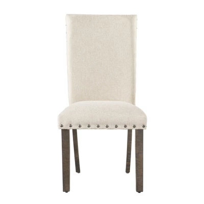 Dex 7pc Extendable Dining Table Set And 6 Upholster Side Chairs Walnut Brown/ Cream - Picket House Furnishings - Image 3