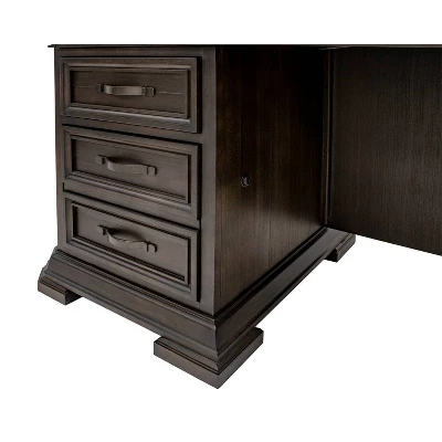 Sonoma Double Pedestal Desk Brown - Martin Furniture - Image 11