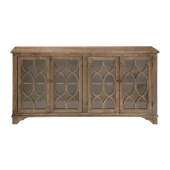 Colin 4 Door Credenza Brown - Treasure Trove Accents