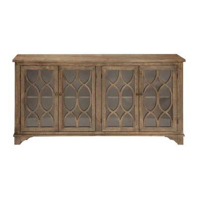 Colin 4 Door Credenza Brown - Treasure Trove Accents