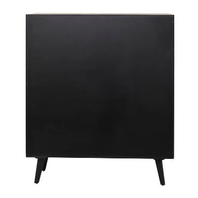 Bohemian Wood Cabinet Black - Olivia & May - Image 7