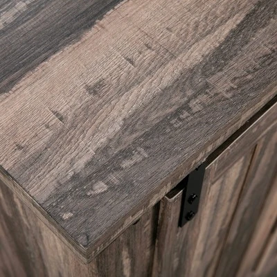 TV Stand For TVs Up To 40" Aged Wood Brown - Home Essentials - Image 8