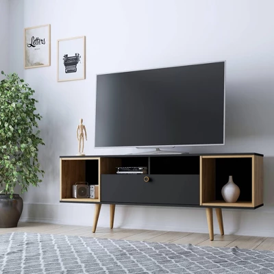 Theodore TV Stand For TVs Up To 60" - Manhattan Comfort