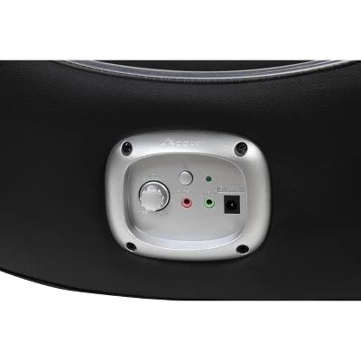 Flash Neo Fiber LED Wired Audio Floor Rocker Gaming Chair Red/Black - X Rocker - Image 6