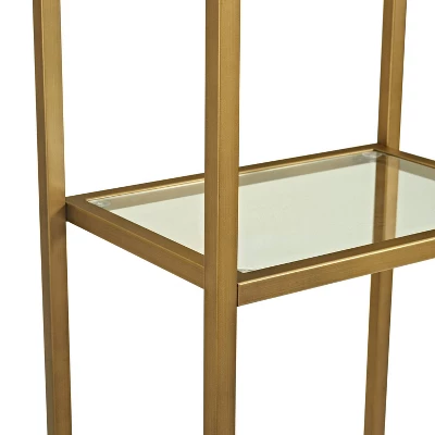 3pc Aimee Desk And Etagere Set Soft Gold - Crosley - Image 11