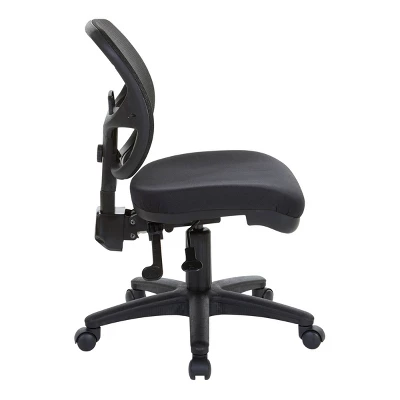 Ergonomic Task Chair Black - OSP Home Furnishings - Image 2