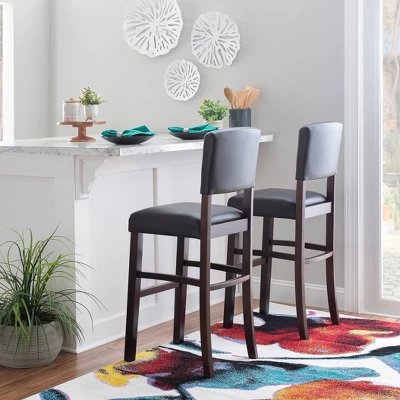 Morocco Upholstered Barstool - Linon - Image 6